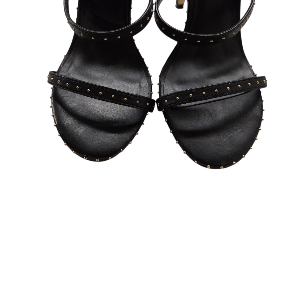 Kurt Geiger London Portia Studded Leather Heels In Black And Gold Size 7.5 / 38 - Picture 6 of 11